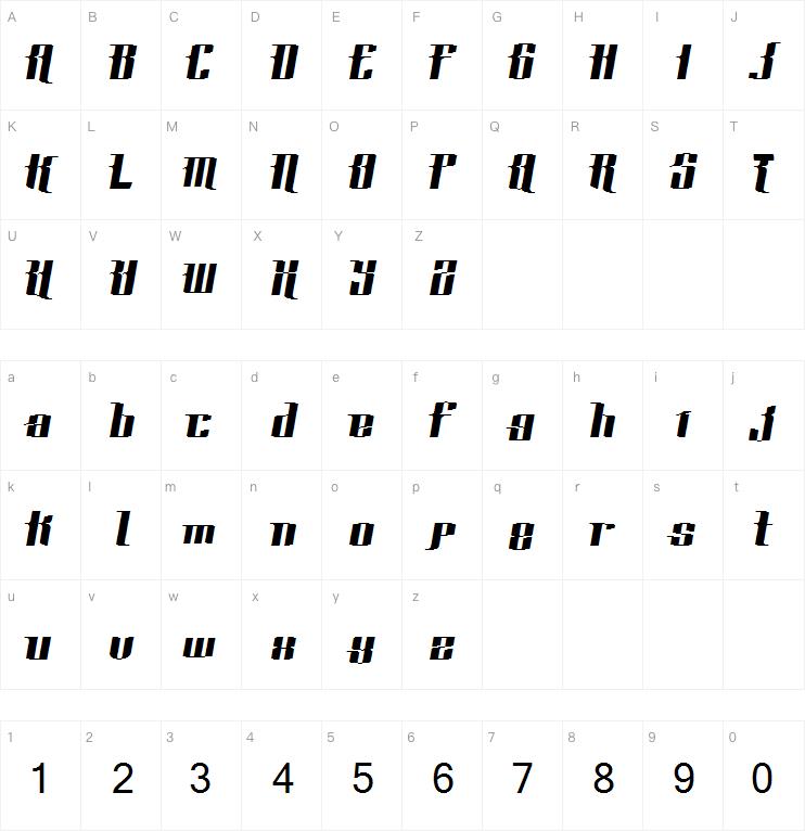 Rustico字体