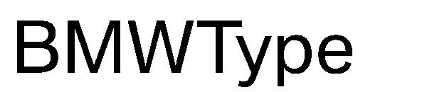 BMWType字体