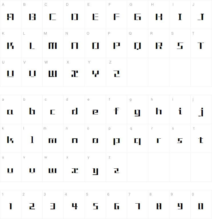 Tetris字体