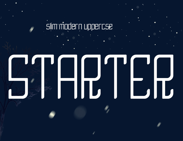 STARTER字体