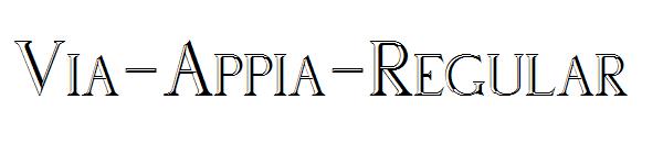 Via-Appia-Regular字体