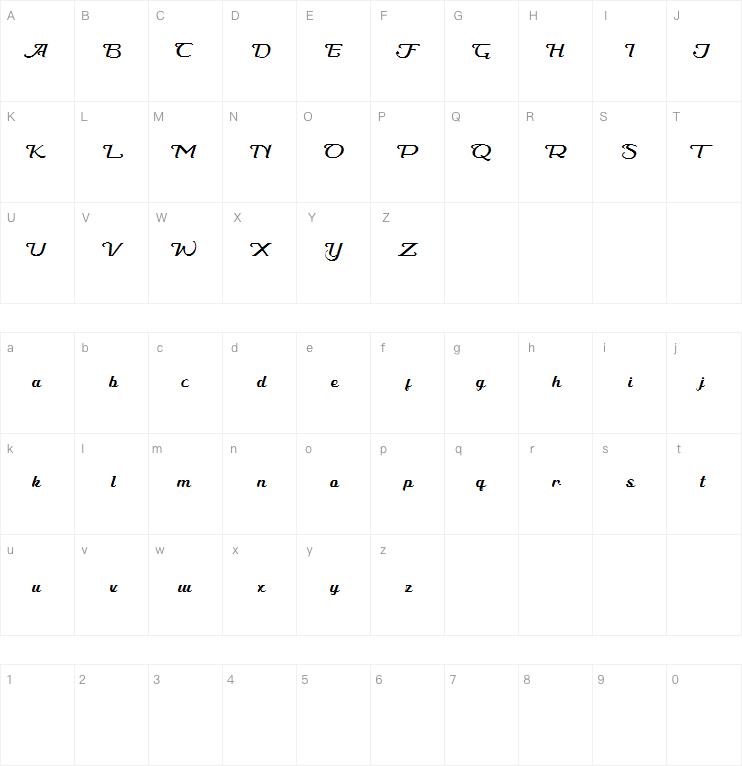 Cathena字体