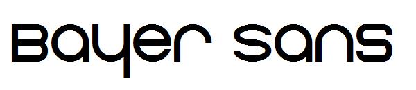 Bayer Sans字体