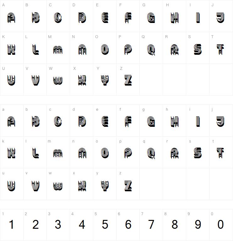 Jumble Regular字体