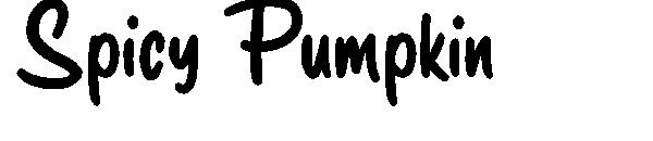 Spicy Pumpkin字体