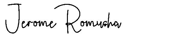Jerome Romusha字体