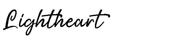 Lightheart字体