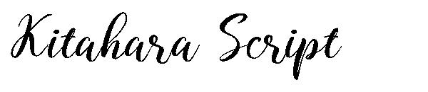 Kitahara Script字体