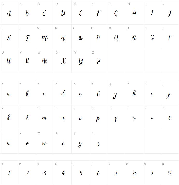 Kitahara Script字体