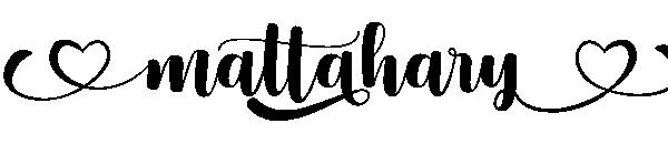 Mattahary字体