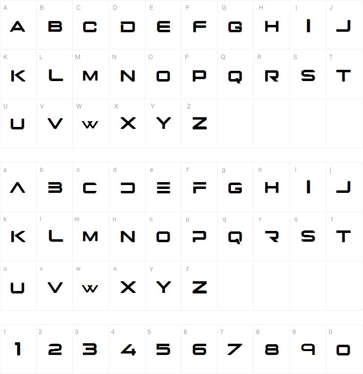 Rigelstar字体