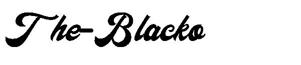 The-Blacko字体