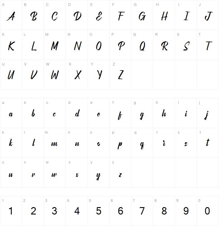 Firebreak Calligraphy字体