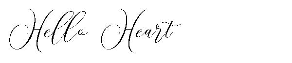 Hello Heart字体