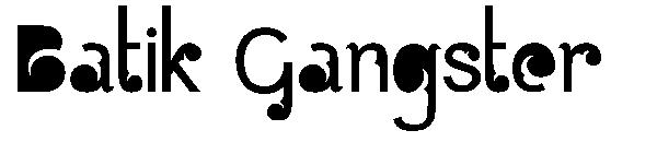 Batik Gangster字体