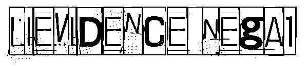 Lievidence Nega1字体