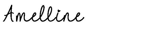 Amelline字体