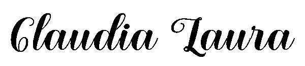 Claudia Laura字体
