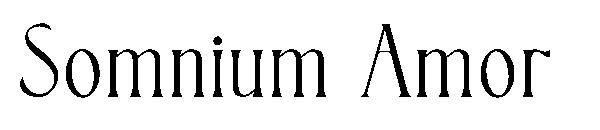 Somnium Amor字体