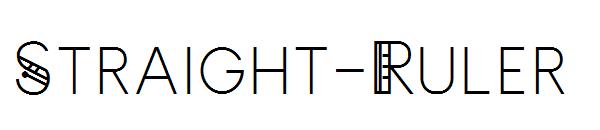Straight-Ruler字体