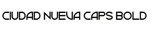 Ciudad Nueva CAPS Bold字体