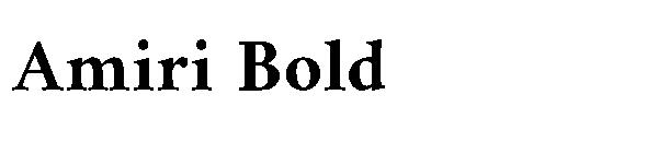 Amiri Bold字体