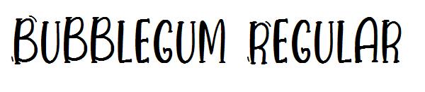 Bubblegum Regular字体