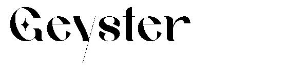 Geyster字体
