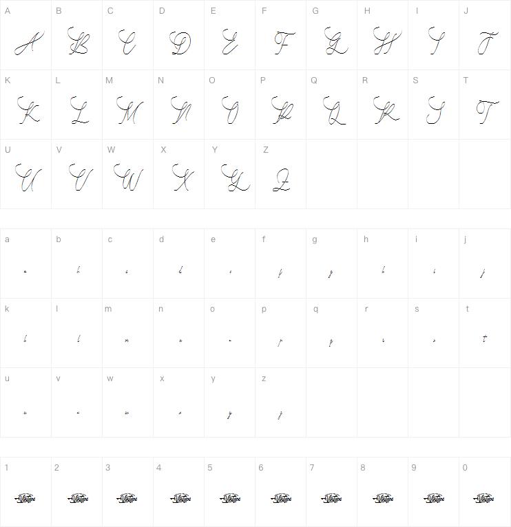 Diamond Flower字体