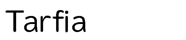 Tarfia字体