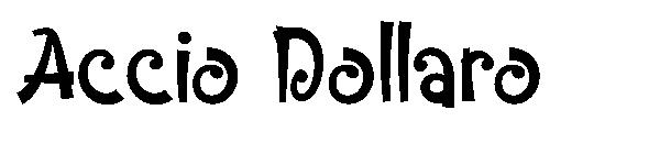 Accio Dollaro字体