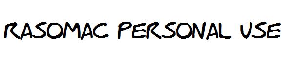 Rasomac Personal Use字体
