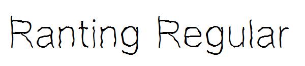 Ranting Regular字体