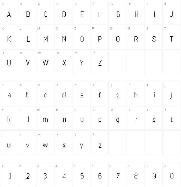 twin-liner-font字体