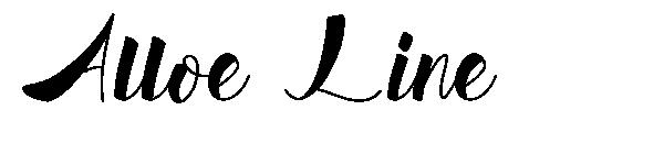 Alloe Line字体