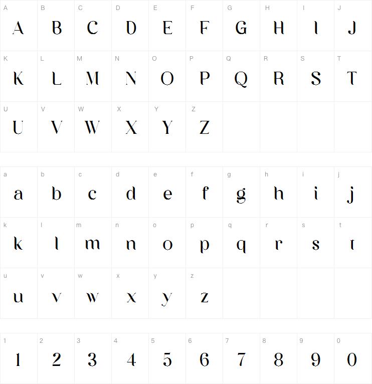 Belianty Elesha字体