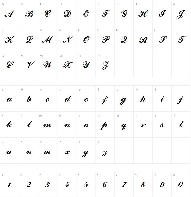 Fordscript字体