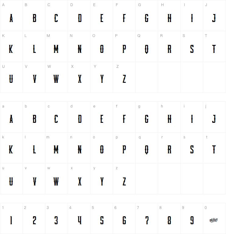 pineforest字体