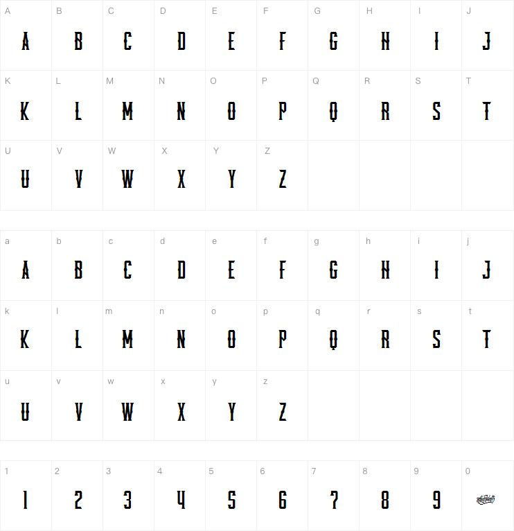 pineforest字体