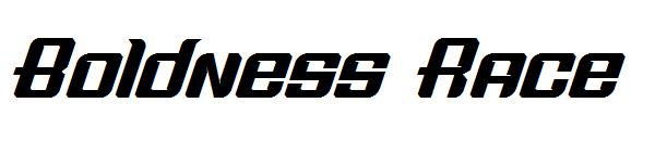 Boldness Race字体