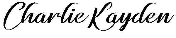 CharlieKayden字体