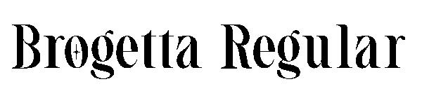 Brogetta Regular字体