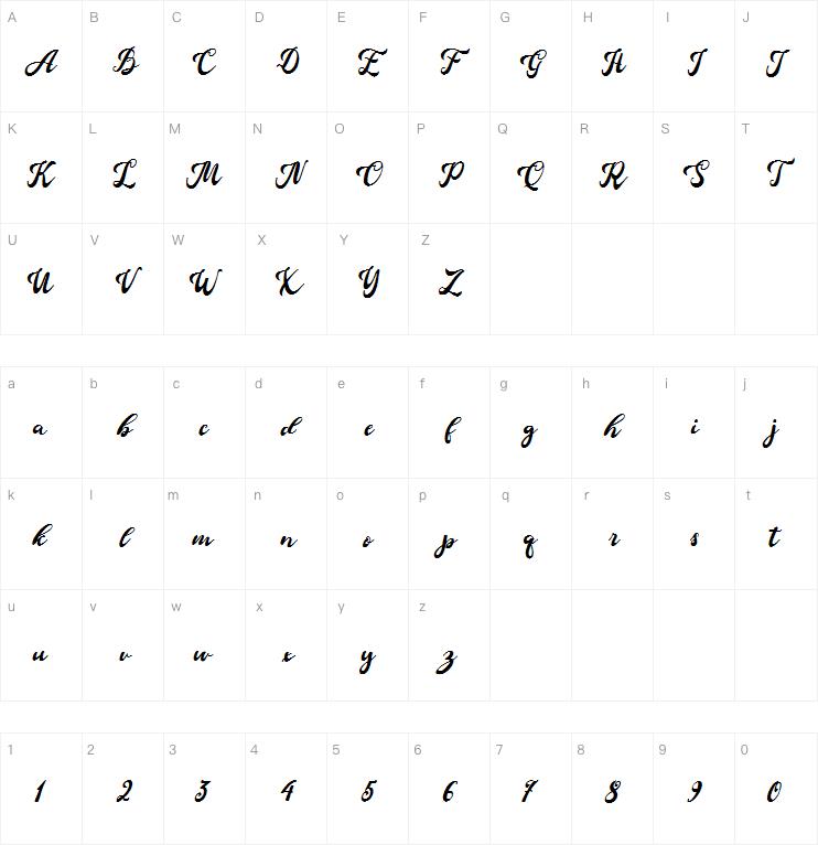 Douglas Regular字体