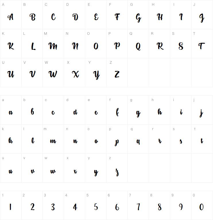 SintaScript1字体