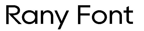 Rany Font字体