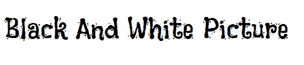 Black And White Picture字体