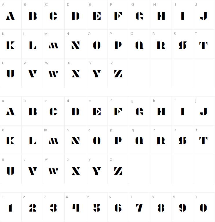 Modernia字体