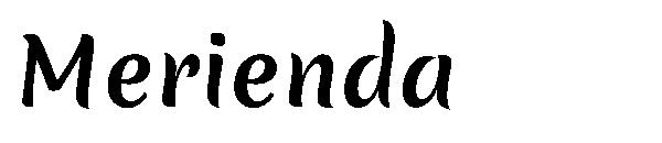 Merienda字体