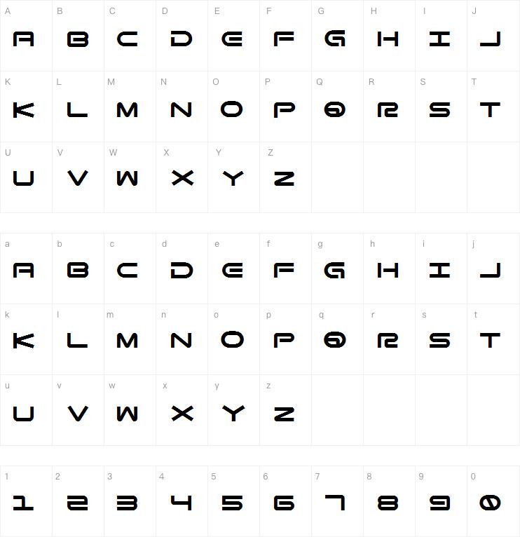 Zero G字体