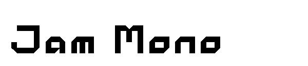 Jam Mono字体